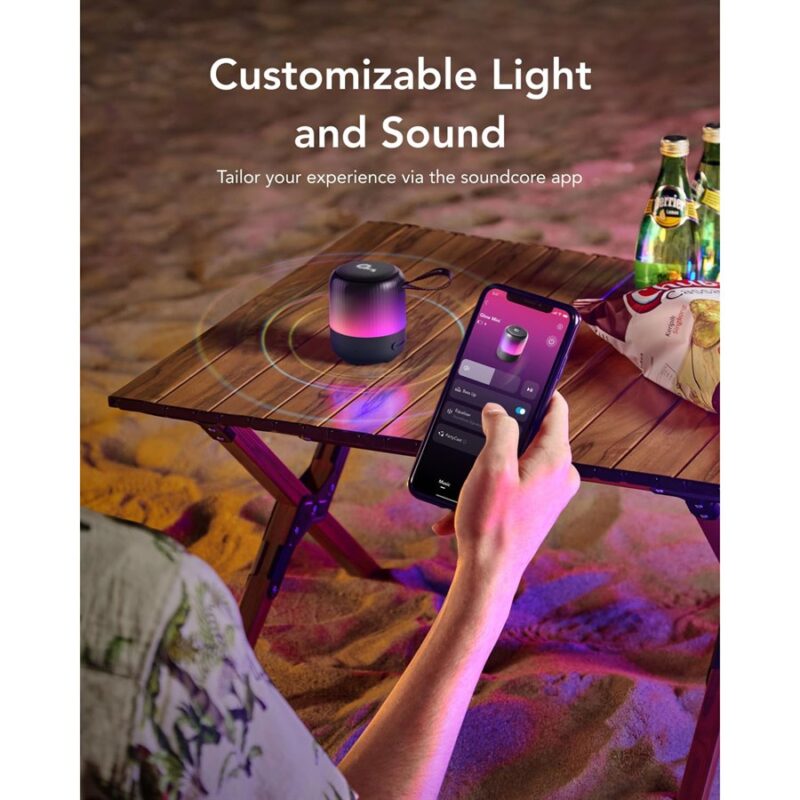 Soundcore Glow Mini Compact Wireless Speaker - Image 5