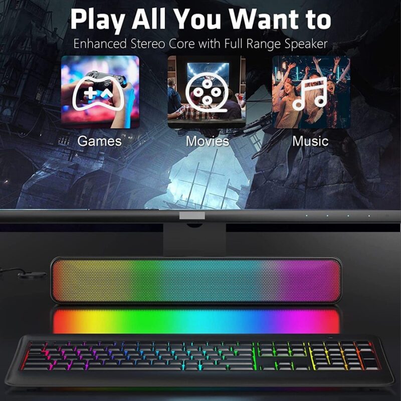 Twisted Minds RGB Wireless Bluetooth Gaming Soundbar TM-Q6 - Image 4
