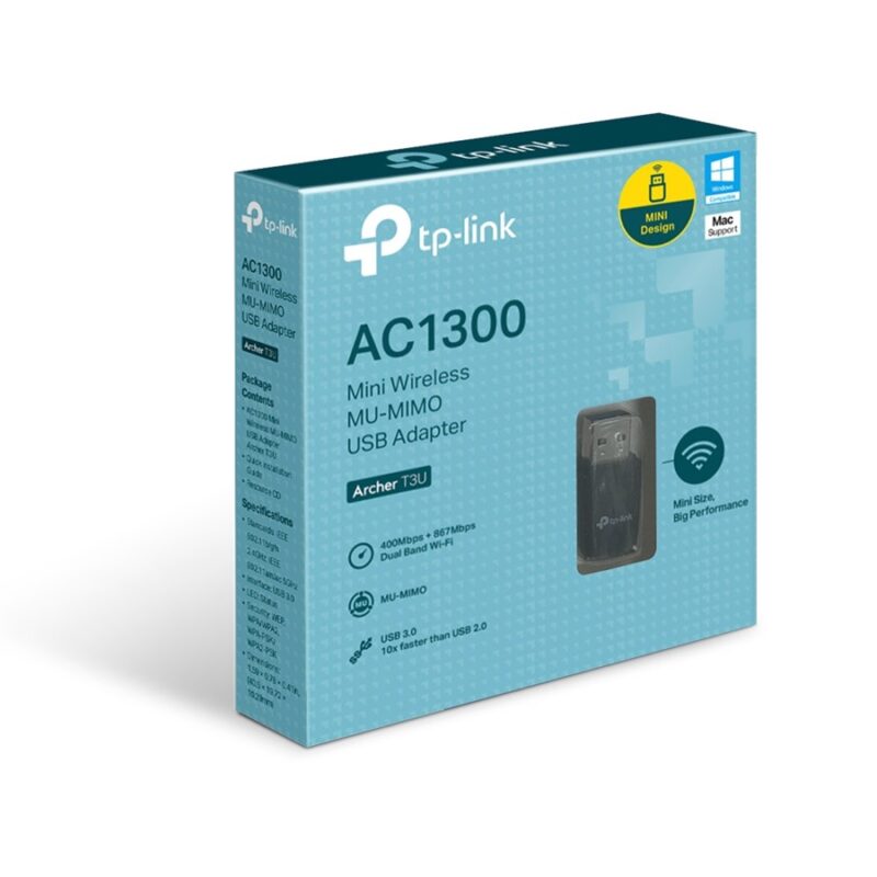 AC1300 Mini Wireless MU-MIMO USB Adapter Archer T3U - Image 5